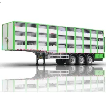 3 Axles Livestock Transport Trailer for Pig Swine Goats Sheep Animal Delivery